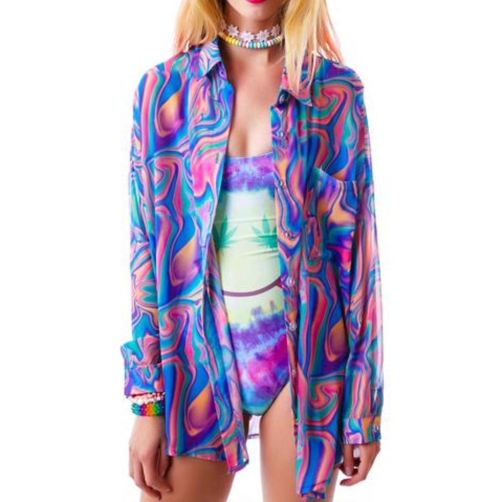 Unif Melt Button Down - image 1